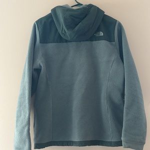 North Face green fleece